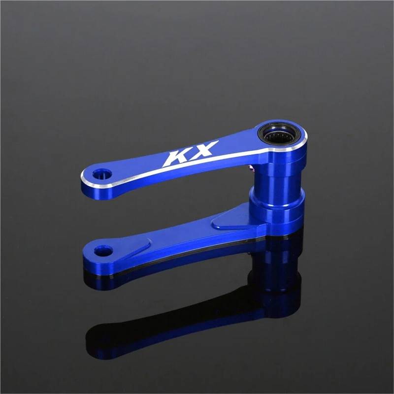 HUISI KX LOGO Hinten Einstellbare Federung Senkung Link Fit for KAWASAKI KX250F KX250X KX450 KX450F KX450X(KX LOGO BLUE) von HUISI