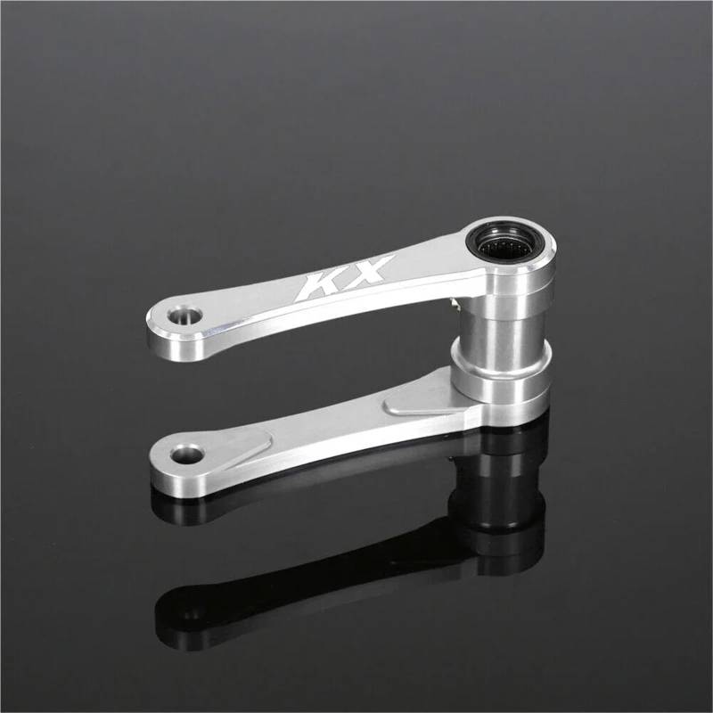 HUISI KX LOGO Hinten Einstellbare Federung Senkung Link Fit for KAWASAKI KX250F KX250X KX450 KX450F KX450X(KX LOGO SILVER) von HUISI