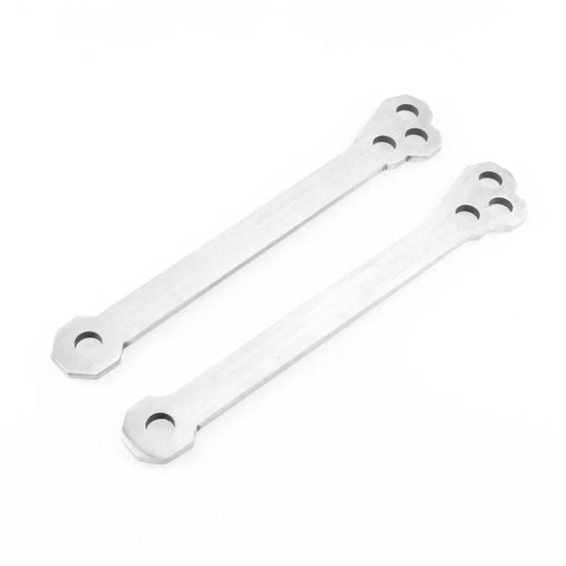 HUISI Linkage-Tieferlegungssatz Passend for X-ADV 750 2017-2020 NSS for Forza 750 2021 2022 Hinterradaufhängung Rising Cushion Drop Links XADV(Silver) von HUISI