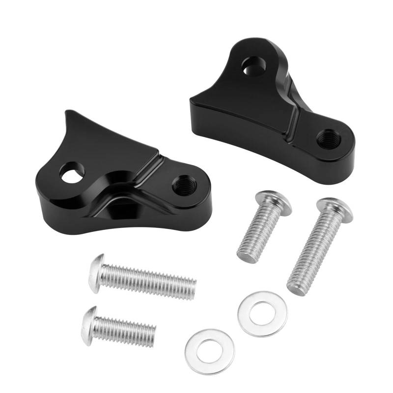 HUISI Motorrad 1 "Hinterrad-Tieferlegungsverbindungssatz Passend for Harley Touring-Modelle + Federstoßdämpfer Motorrad-Hinterradfederungskissen-Tropfenverbindung von HUISI