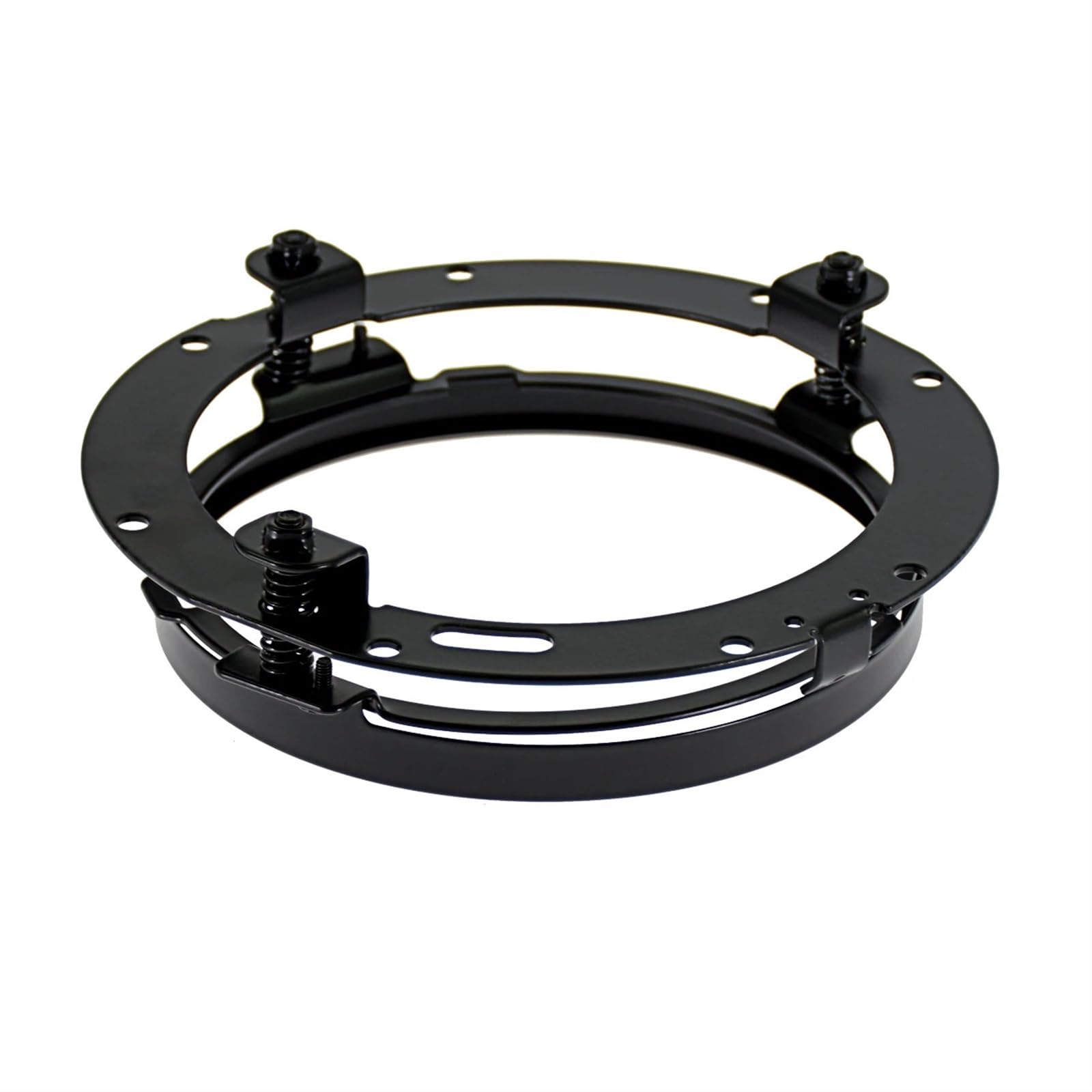 HUISI Motorrad 7 "Ring Halterung Scheinwerfer Montage Halterung Fit for Harley Softail FLSTF Touring Street Glide FLHT 94-13 Licht Halter(Bracket Ring A) von HUISI