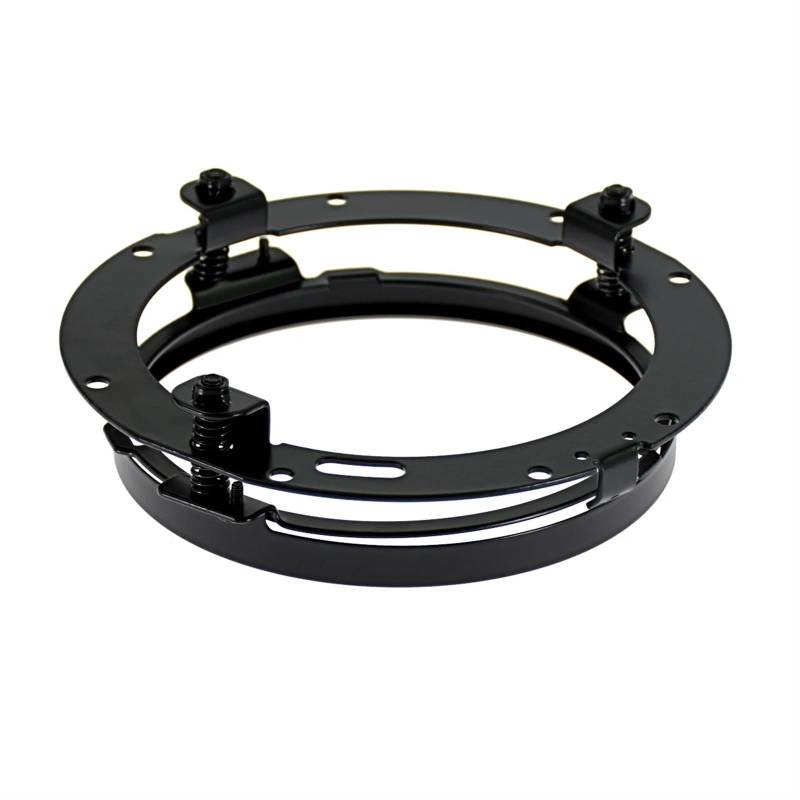 HUISI Motorrad 7 "Ring Halterung Scheinwerfer Montage Halterung Fit for Harley Softail FLSTF Touring Street Glide FLHT 94-13 Licht Halter(Bracket Ring A) von HUISI