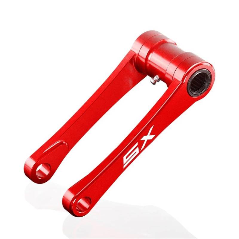 HUISI Motorradzubehör Einstellbare Federung Verknüpfung Senkung Link Fit for KTM 125 150 250 SX 125SX 150SX 250SX 2012 2019 2020-2021(SX Logo Red) von HUISI