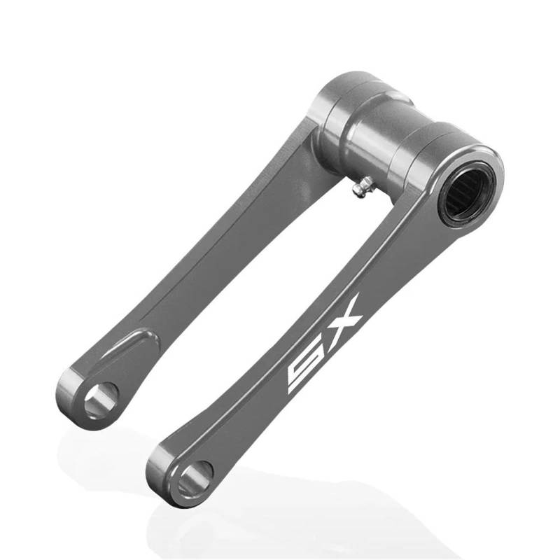 HUISI Motorradzubehör Einstellbare Federung Verknüpfung Senkung Link Fit for KTM 125 150 250 SX 125SX 150SX 250SX 2012 2019 2020-2021(SX Logo Titanium) von HUISI