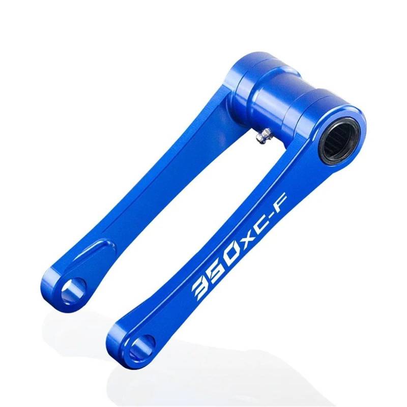 HUISI Motorradzubehör Einstellbarer Tieferlegungssatz Link Fit for KTM 250 350 450 XC-F XCF 250XC-F 350XC-F 450XC-F 2011 2012 2013-2021(350XC-F Blue) von HUISI