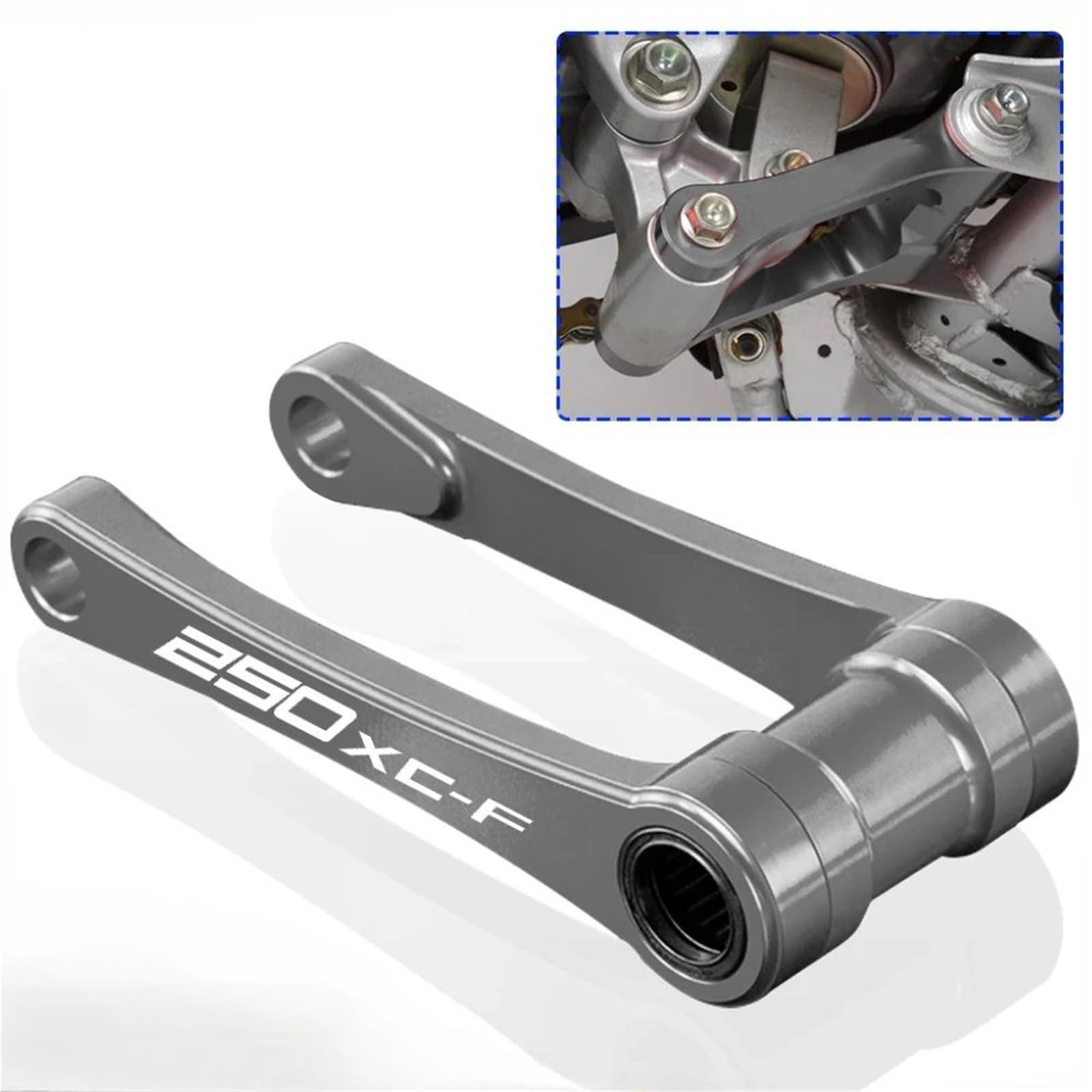 HUISI Motorradzubehör Einstellbarer Tieferlegungssatz Link Fit for KTM 250 350 450 XC-F XCF 250XC-F 350XC-F 450XC-F 2011 2012 2013-2021(450XC-F Blue) von HUISI