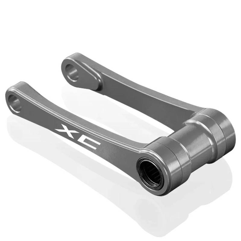 HUISI Motorradzubehör Motobike Anpassungs-Tieferlegungssatz Link 2012 2013 Passend for KTM 125 150 250 300 350 450 XC XC-F XC TPI 2011-2021(XC Logo Titanium) von HUISI
