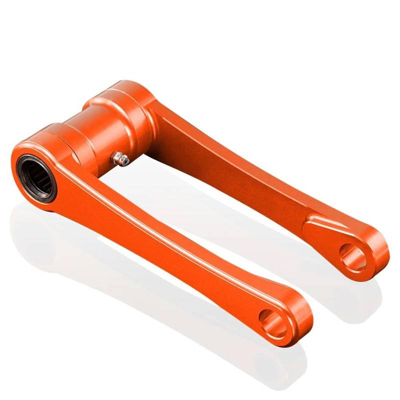 HUISI Motorradzubehör Tieferlegungssatz Link Passend for KTM 250 300 XC TPI 250XC TPI 300 XC TPI Hinterer Kissenhebel Aufhängungsgestänge 2021(NO LOGO Orange) von HUISI