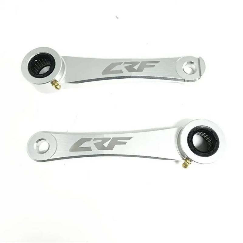 HUISI Passend for CRF 250R 250RX CRF250R CRF250RX 2019 2020 2021 2022 CRF LOGO CNC Rear Drop Tieferlegungssatz Einstellbare Federung(Silver) von HUISI