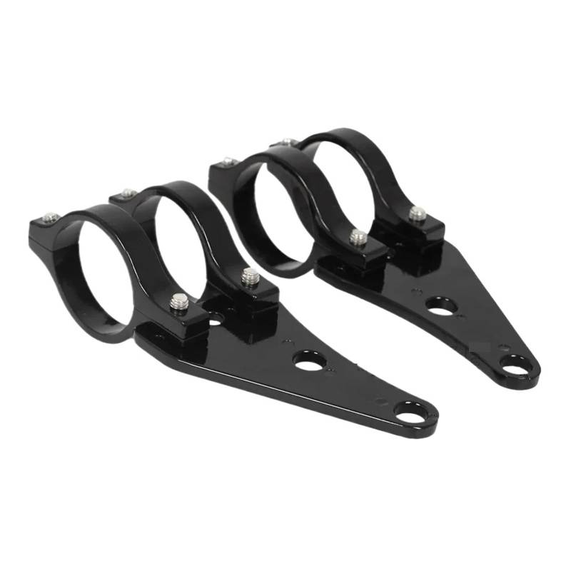 HUISI for 41mm Gabel Motorrad Scheinwerfer Halterung Clamp Kopf Lampe Unterstützung Blinker Licht Halter Chopper Cafe Racer Zubehör von HUISI