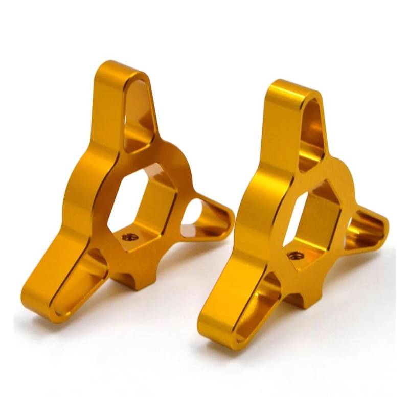 HUIWOR Motorrad Federgabelversteller Für KA&WASAKI ZX-6R 2007-2008 Z1000 2007-2009 Motorrad CNC Federgabel Vorspannungseinsteller(Gold) von HUIWOR