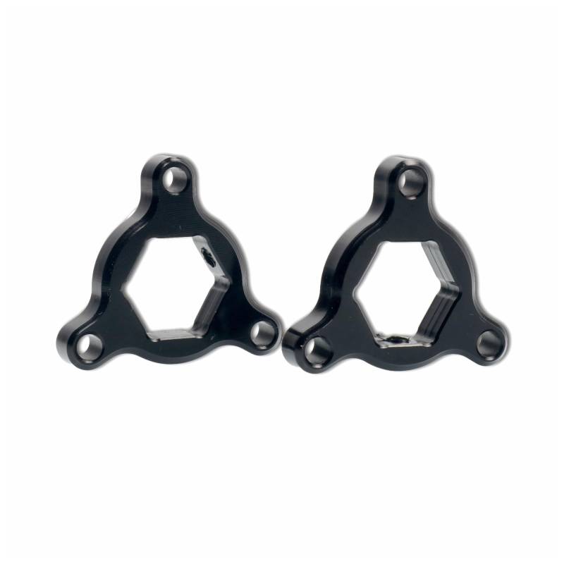 HUIWOR Motorrad Federgabelversteller Für KA&WASAKI ZX-6R ZX-10R ZX-14R 2006-2010 Motorrad-Vorderstoßdämpfer-Einstellcode. Vorderer Stoßdämpfer-Einsteller(Schwarz) von HUIWOR