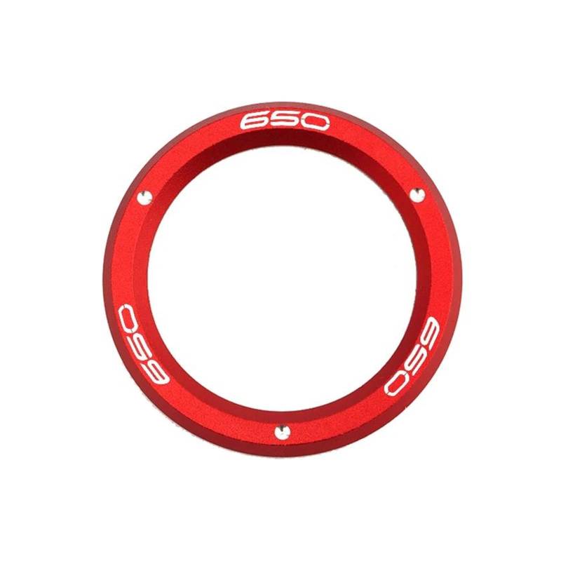 HUIWOR Motorrad Zündschalter Ringabdeckung Für KA&WASAKI Für Ninja Z650 Z 650 2016-2024 Motorrad Zündschloss Abdeckung Schlüsselanhänger(rot) von HUIWOR