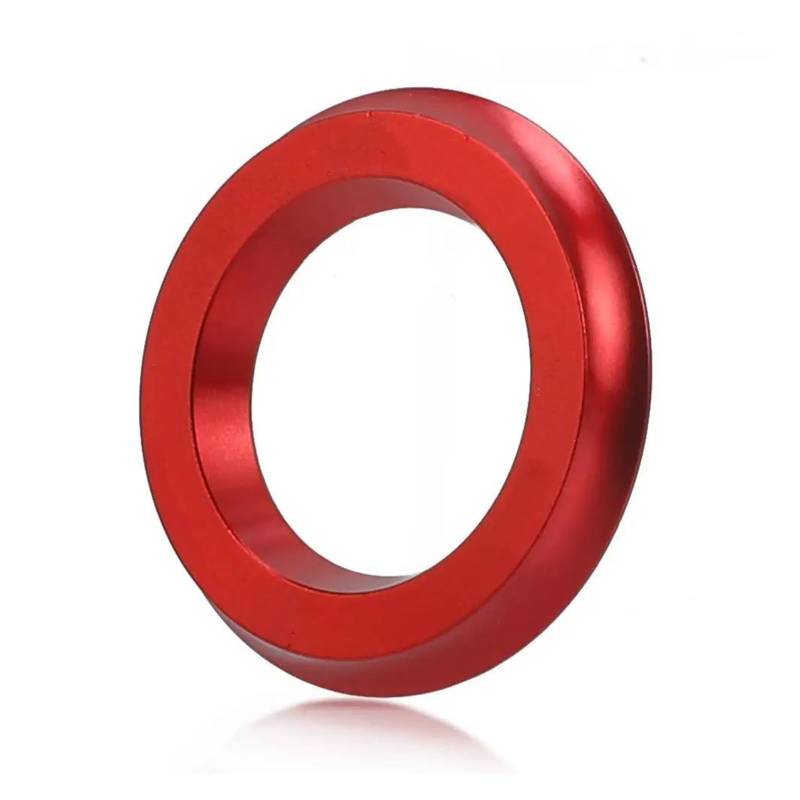 HUIWOR Motorrad Zündschalter Ringabdeckung Für YA&MAHA FJ-09 FJ09 2015–2020 Motorrad-Zündschalterschlüssel Schlüsselanhänger(rot) von HUIWOR