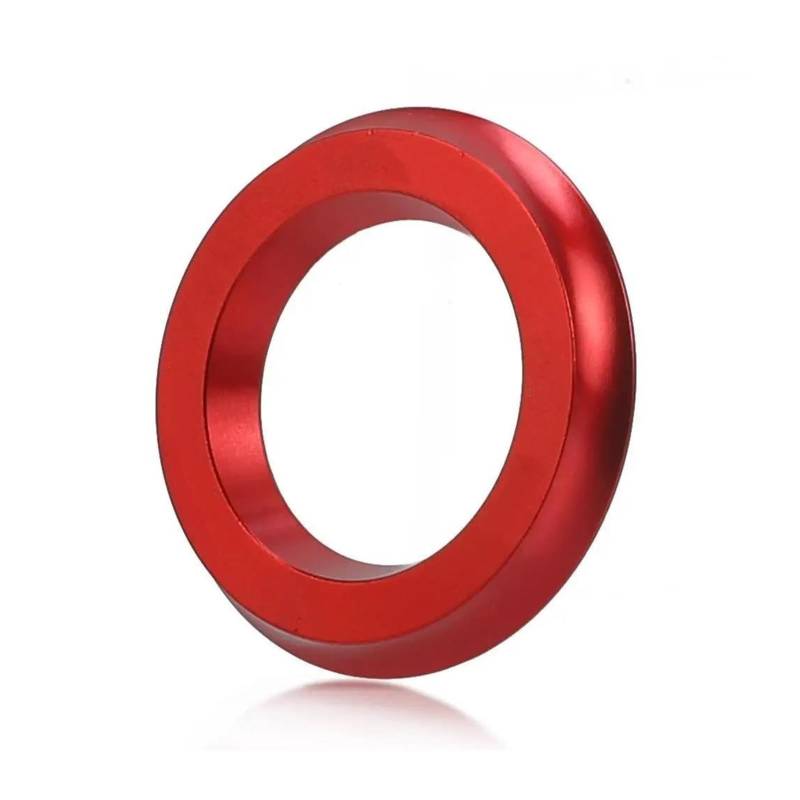 HUIWOR Motorrad Zündschalter Ringabdeckung Für YA&MAHA MT03 MT-03 MT25 MT-25 2015-2021 Motorrad Zündung Abdeckung Schlüssel Schalter Ring(rot) von HUIWOR