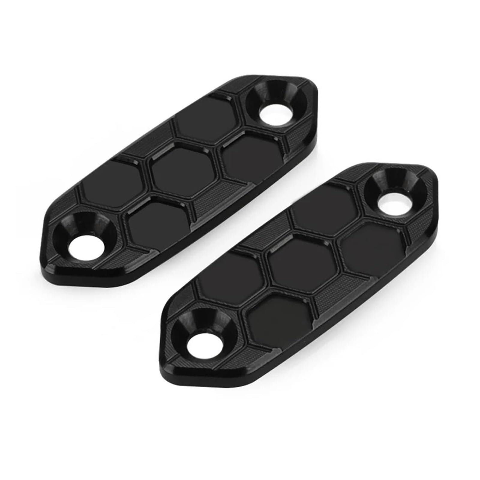 HUIWOR Spiegelabdeckung Dekorative Für KA&WASAKI Für Ninja 300 400 500 650 ZX-6R ZX-4RR ZX-4R Motorrad-Rückspiegellochkappe(Schwarz) von HUIWOR