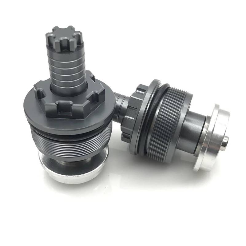 HUIWOR Vorspanner Gabelschrauben Für YA&MAHA YZF-R3 2015–2018 Abdeckkappe Für Vordere Stoßdämpferschrauben Und Gabelschrauben(Gris) von HUIWOR