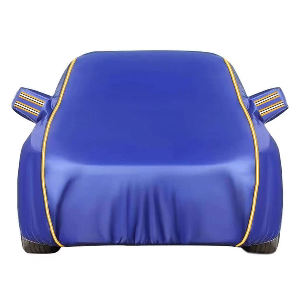 Autoabdeckung Für FIAT Barchetta (1995-2005) Custom Car Plane Outdoor-Fahrzeug Regendichte, Winddichte Auto-Vollabdeckung (Color : Blue) von HUIYAN