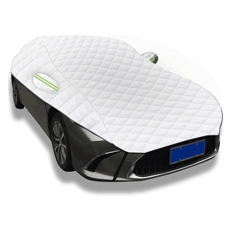 Halbgarage für Jaguar F-Type, Windschutzscheibe Hagelschutzdecke Kratzfest Atmungsaktiv UV-Schutz Mit winddichtem Seil Outdoor-Schutzhülle von HUIYAN
