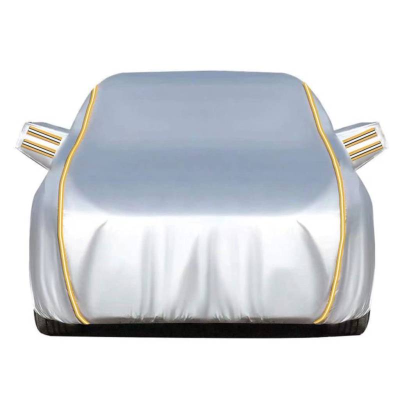 vollgarage Abdeckung abdeckplane Autoabdeckung for Audi RSQ3 wasserdichte Und Atmungsaktive Autoplane, Kratzfester Staub-Autolackschutz, Mit Reflektierendem Streifen (Color : Silver, Size : RSQ3 (F3 von HUIYAN