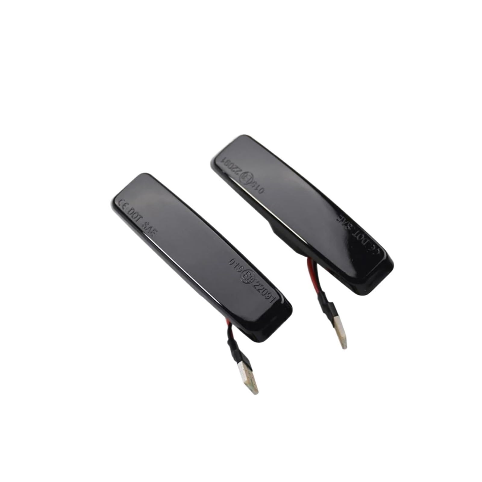 HUQMDIE Für B&MW 5 Series E39 1995 1996 1997 1998 1999 2000 2001 2002 2003 Auto-Seitenmarkierungs-Blinkerlampe Kfz Signallicht(Schwarz) von HUQMDIE