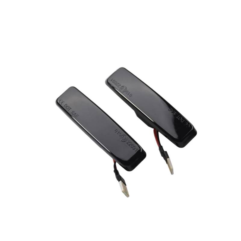 HUQMDIE Für B&MW 5 Series E39 1995 1996 1997 1998 1999 2000 2001 2002 2003 Auto-Seitenmarkierungs-Blinkerlampe Kfz Signallicht(Schwarz) von HUQMDIE