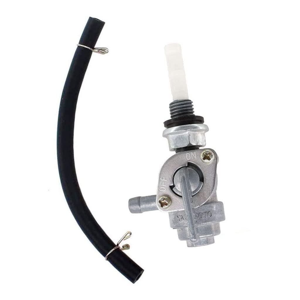 HURI M10x1.25 Universal Kraftstoffhahn Benzinhahn Unterdruck Ventil mit Benzinschlauch für Generator Gasmotor Stromerzeuger Kraftstofftank HURI M10x1.25 Universal Kraftstoffhahn Benzinhahn Unterdruck Ventil mit Benzinschlauch für Generator Gasmotor Stromerzeuger Kraftstofftank von HURI
