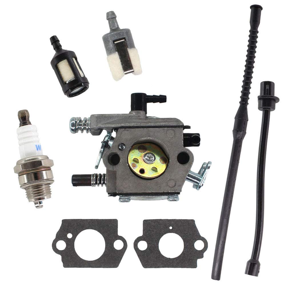 HURI Vergaser Zündkerze Benzinschlauch Benzinfilter für Timbertech KS5200, Scion HB 5200, Stenson YD 5200, Boomag-Germany BM 5200, Fuxtec CS 3.0 5200, Steel TS600 5200, MC Dillen 5200 Kettensäge HURI Vergaser Zündkerze Benzinschlauch Benzinfilter für Timbertech KS5200, Scion HB 5200, Stenson YD 5200, Boomag-Germany BM 5200, Fuxtec CS 3.0 5200, Steel TS600 5200, MC Dillen 5200 Kettensäge von HURI