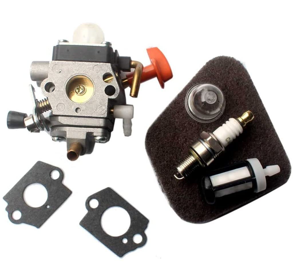 HURI Vergaser mit Luftfilter Zündkerze für FS 87, FS 90, FS 100, FS 110, HL 100, HL 90, KM 90, KM 100 Trimmer # 4180-120-0611 Zama C1Q-S174 HURI Vergaser mit Luftfilter Zündkerze für FS 87, FS 90, FS 100, FS 110, HL 100, HL 90, KM 90, KM 100 Trimmer # 4180-120-0611 Zama C1Q-S174 von HURI