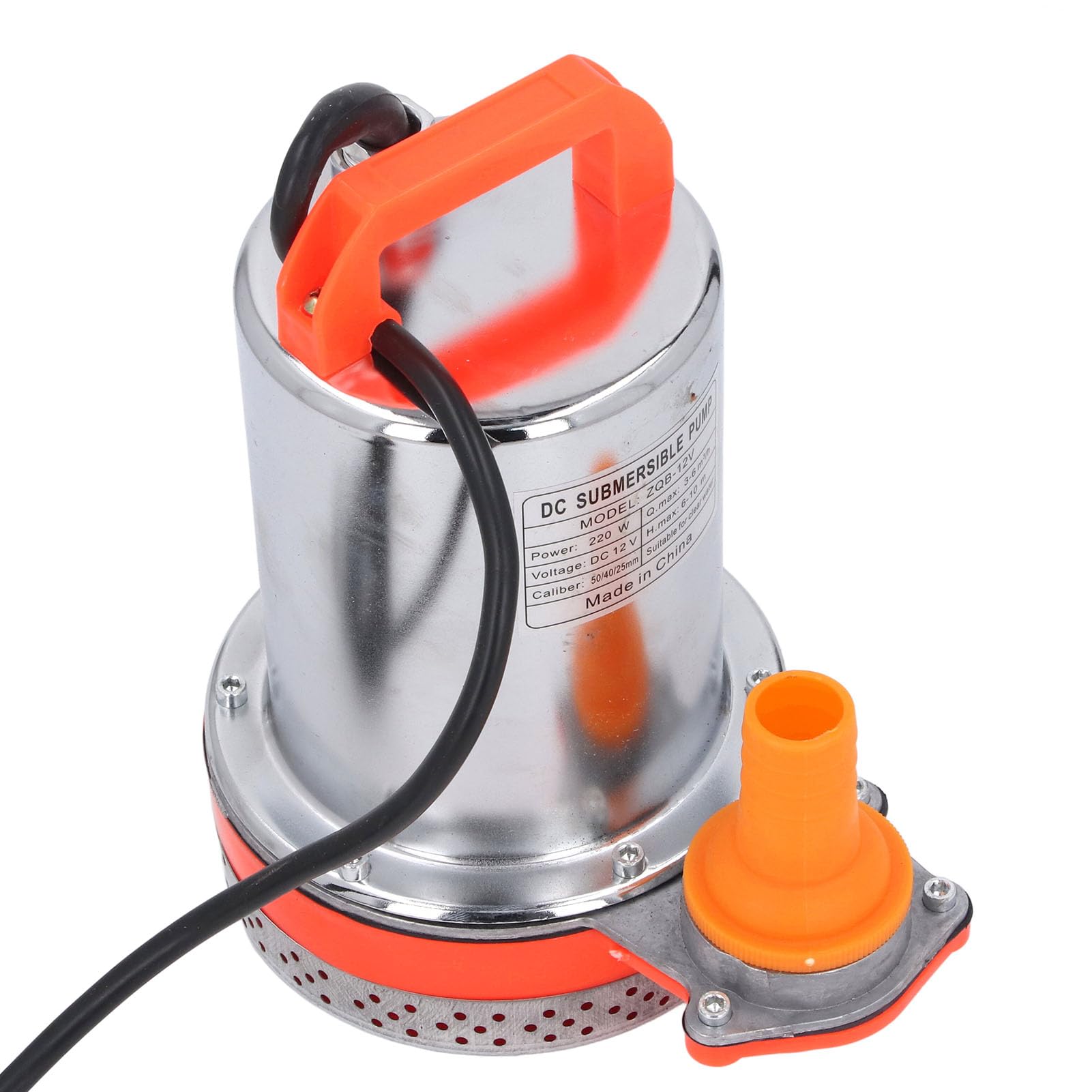 DC12V 220W Taucher, Hochliftpumpe mit 1 Zoll, 1,5 Zoll, 2 -Zoll -Auslass für Teichboot, Aquakultur, Gartenarbeit, Pool DC12V 220W Taucher, Hochliftpumpe mit 1 Zoll, 1,5 Zoll, 2 -Zoll -Auslass für Teichboot, Aquakultur, Gartenarbeit, Pool von HUSHUI