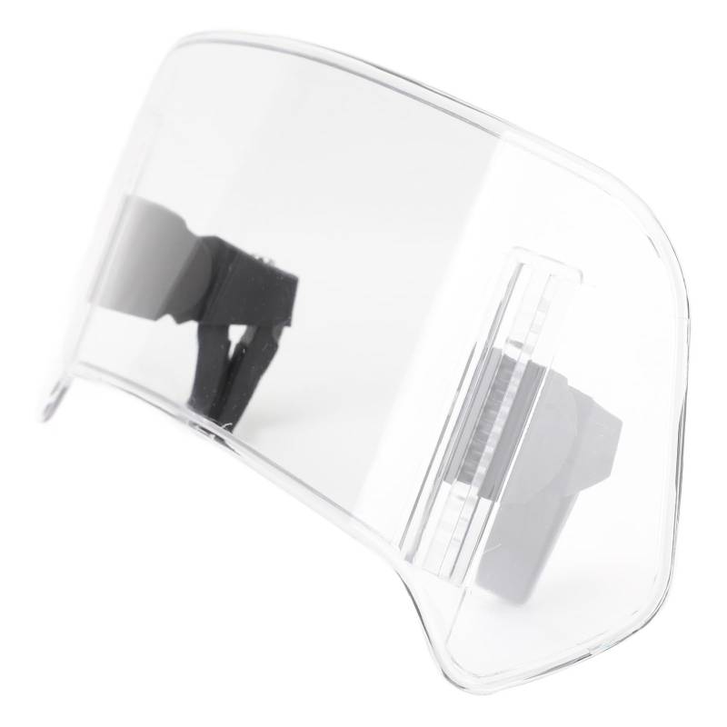 Reduzierte Windschutzscheibe der Motorradverlängerung Transparent auf der Windschutzscheibe Universal Fit Wind Deflector, Verbessert die Sichtbarkeit mit Stilvollem Design für (S) von HUSHUI