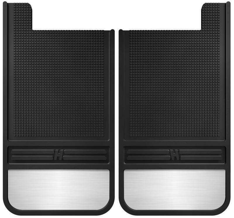 HUSKY LINERS Rubber Rear Mud Flaps - 12IN w/Weight von HUSKY LINERS