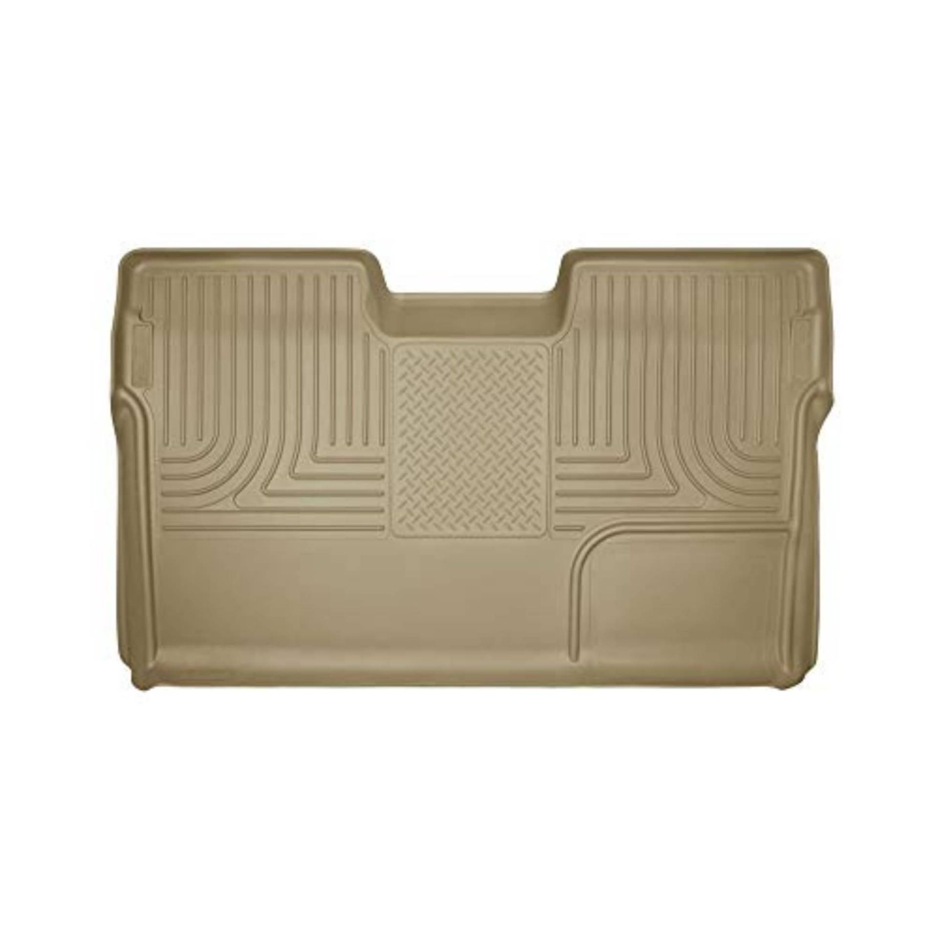 HUSKY LINERS — Weatherbeater | Passend für 2009–2014 Ford F – 150 SuperCrew Cab mit manuellem Transfergehäuse-Schalthebel – 2. Reihe, Hellbraun | 19333 von HUSKY LINERS