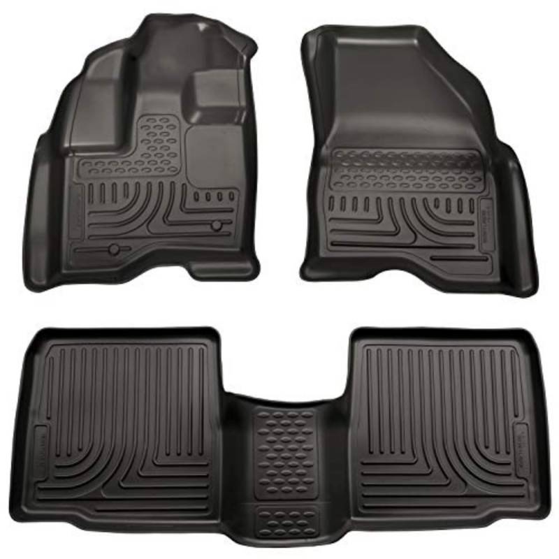 HUSKY LINERS | Wetterschlägel | passend für 2009–2016 Lincoln MKS | Vorder- und 2. Reihe Liner – schwarz, 3 Stück. | 98731 von HUSKY LINERS