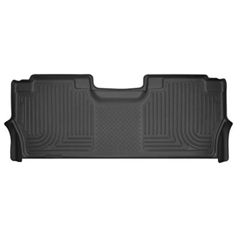 Husky Liners 14401 passend für 2017–19 Ford F-250/F-350 Crew Cab mit Fabrik-Aufbewahrungsbox, Weatherbeater 2. Sitz-Bodenmatte von HUSKY LINERS