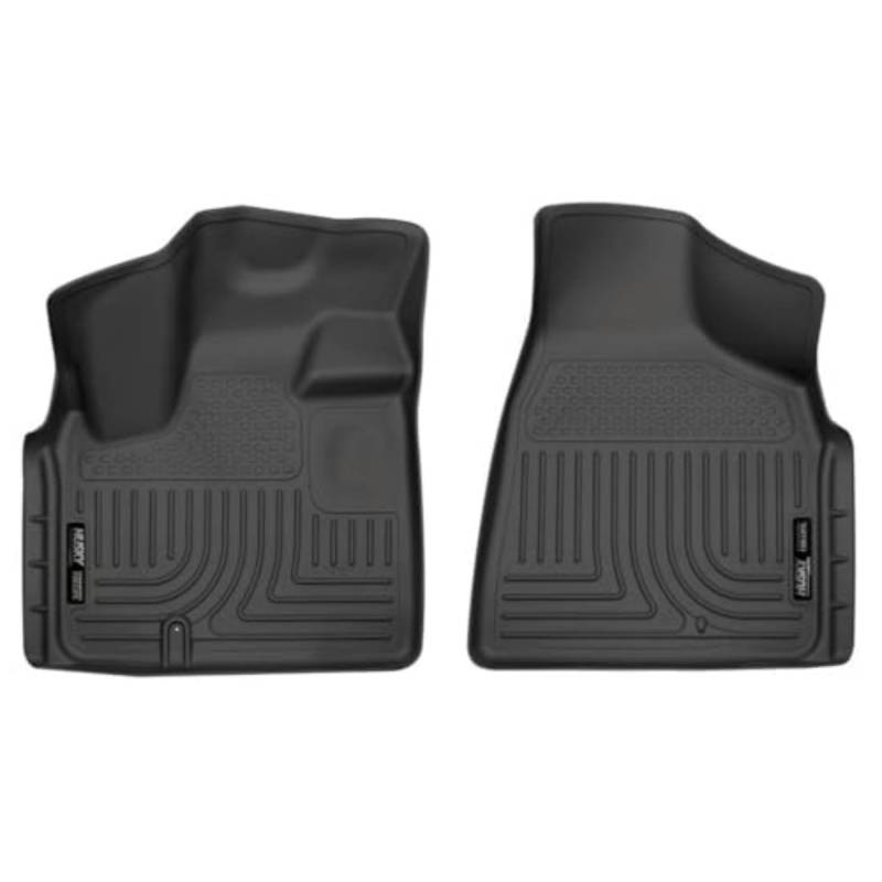 Husky Liners 18091 Fußmatten für Chrysler Town & Country, 2008–20 Dodge Grand Caravan Weatherbeater vorne, schwarz von HUSKY LINERS