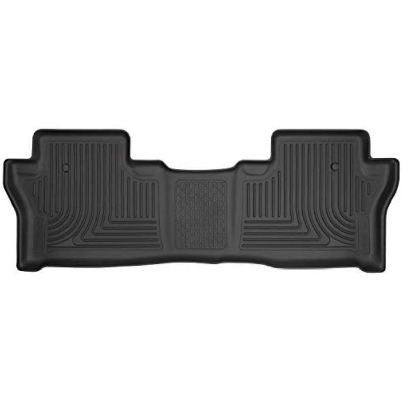 Husky Liners 19411 passend für 2016–19 Honda Pilot Elite/EX/EX-L/LX/Touring, 2019 Honda Passport Weatherbeater 2nd Seat Bodenmatte, schwarz von HUSKY LINERS
