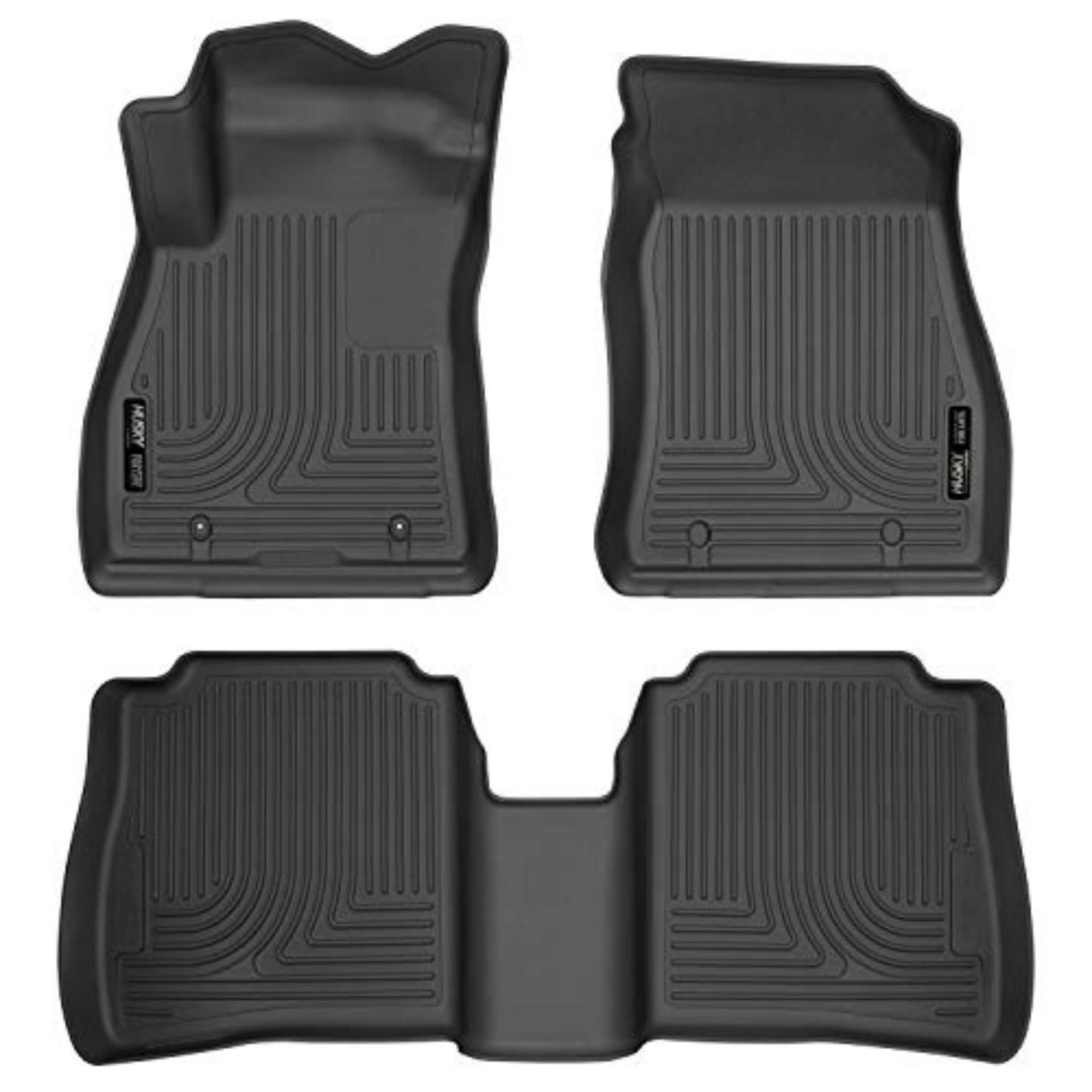 Husky Liners 95631 Fußmatten für Nissan Sentra One Weatherbeater (2014–19), Schwarz von HUSKY LINERS