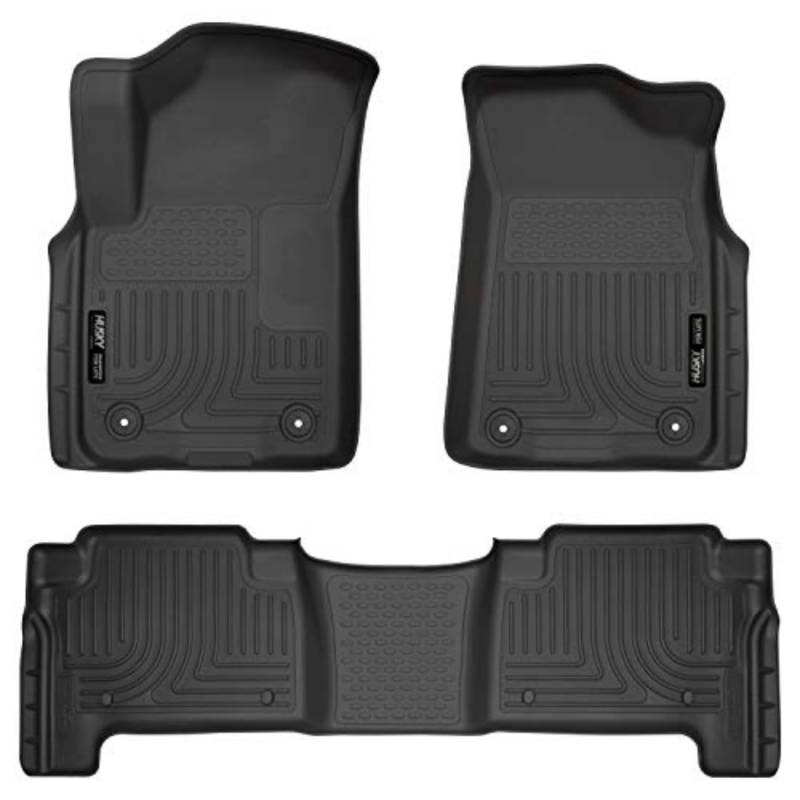 Husky Liners 95671 passend für Nissan Armada Weatherbeater vorne und 2. Sitzmatten für 2019–20 Infiniti QX80, Baujahr 2019–20 von HUSKY LINERS
