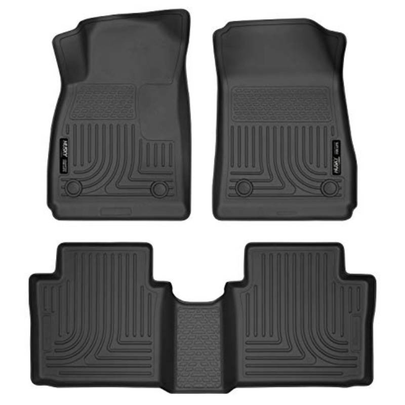 Husky Liners - 99101 passend für Chevrolet Impala Weatherbeater 2014–20 Fußmatten vorne und 2. Sitz, schwarz von HUSKY LINERS