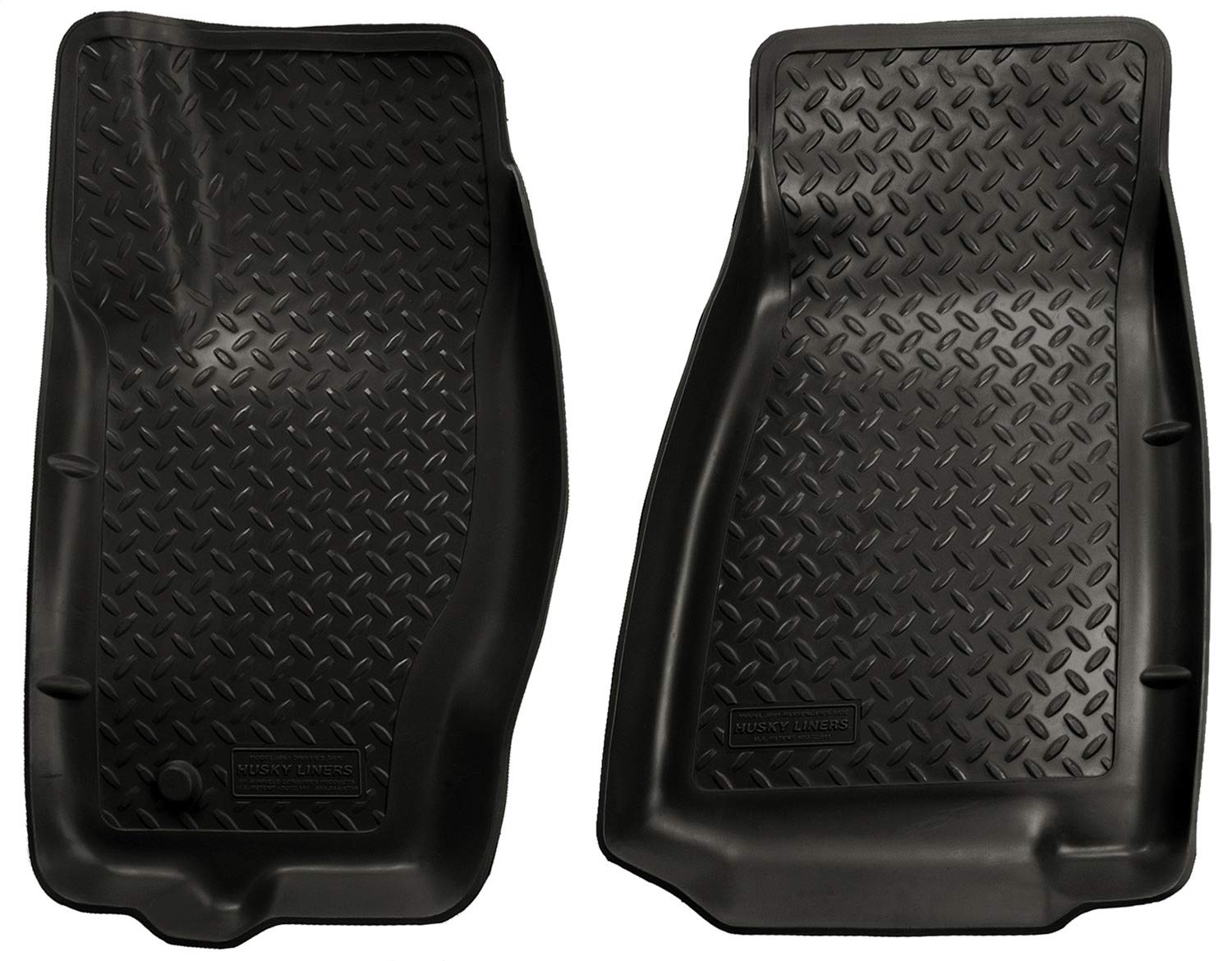 Husky Liners Classic Style Series | Bodeneinlagen vorne – schwarz | 30611 | passend für 2006–2010 Jeep Commander, 2005–2010 Jeep Grand Cherokee 2 Stück von HUSKY LINERS