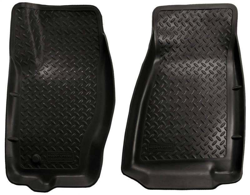 Husky Liners Classic Style Series | Bodeneinlagen vorne – schwarz | 30611 | passend für 2006–2010 Jeep Commander, 2005–2010 Jeep Grand Cherokee 2 Stück von HUSKY LINERS