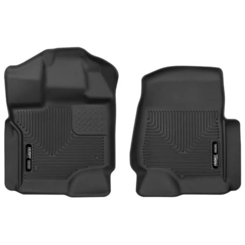 Husky Liners Front Floor Liners Fits 17-18 F250/350/450 Crew/SuperCab with Carpet Floors von HUSKY LINERS