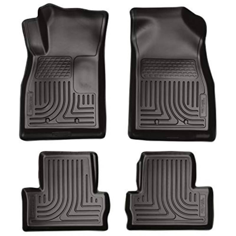 Husky Liners Weatherbeater 98181, passend für Chevrolet Volt 2011–2015, Front- und 2. Reihe, Schwarz, 4 Stück von HUSKY LINERS
