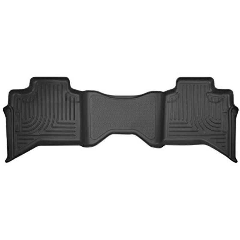 Husky Liners Weatherbeater Fußmatten, passend für Dodge Ram 1500 (nur 19–24 Classic Body) Quad Cab, 2. Reihe, 1 Stück, Schwarz – 19031 von HUSKY LINERS