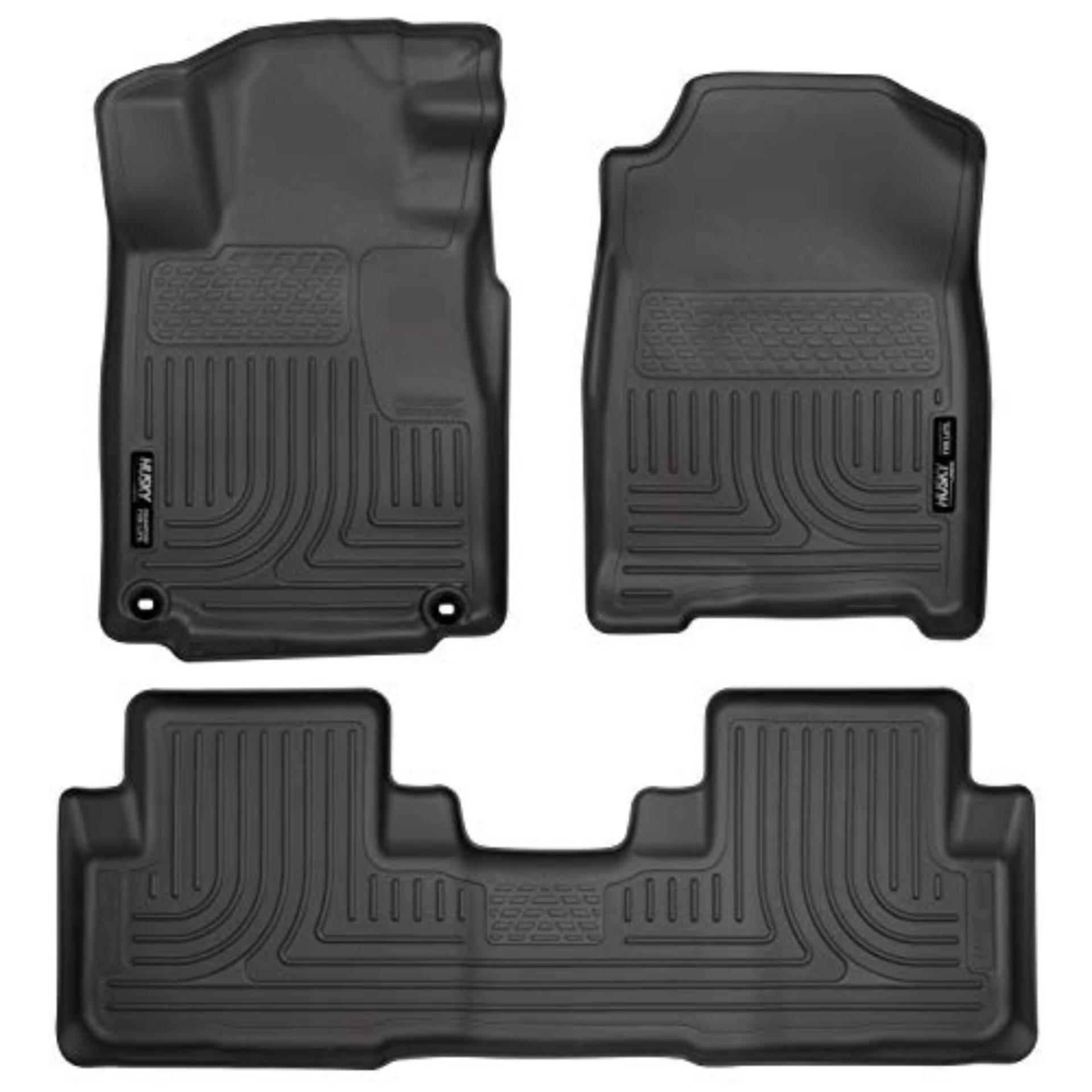 Husky Liners Weatherbeater Fußmatten, passend für Honda CR-V 2012–2014, vorne und 2. Reihe, 3 Stück, Schwarz – 98451 Husky Liners Weatherbeater Fußmatten, passend für Honda CR-V 2012–2014, vorne und 2. Reihe, 3 Stück, Schwarz – 98451 von HUSKY LINERS