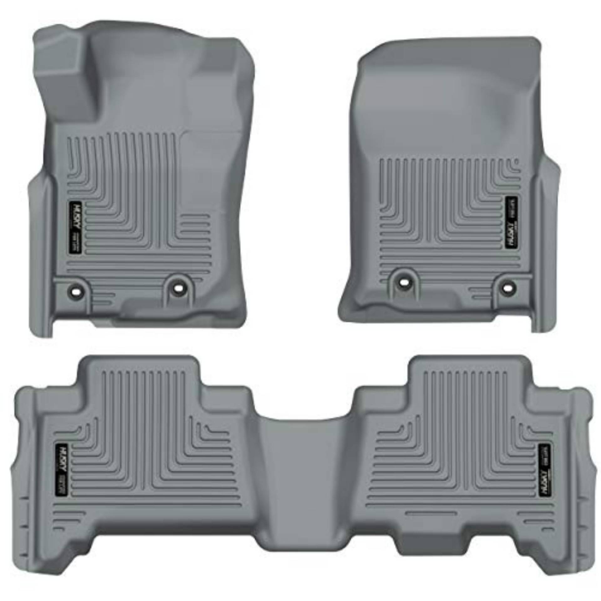 Husky Liners Weatherbeater Fußmatten, passend für Toyota 4Runner, 2014–2024 Lexus GX460, vorne und 2. Reihe, 3-teilig, Grau – 99572 Husky Liners Weatherbeater Fußmatten, passend für Toyota 4Runner, 2014–2024 Lexus GX460, vorne und 2. Reihe, 3-teilig, Grau – 99572 von HUSKY LINERS