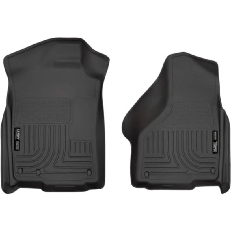 Husky Liners Weatherbeater | Passend für 2002–2018 Dodge Ram 1500 Quad Cab, 2003–2009 Ram 2500/3500 Quad/Mega Cab, 2003–2017 Ram 2500 Standard Cab, Front Floor Einlagen - B Lack, 2 Stück. | 18031 von HUSKY LINERS