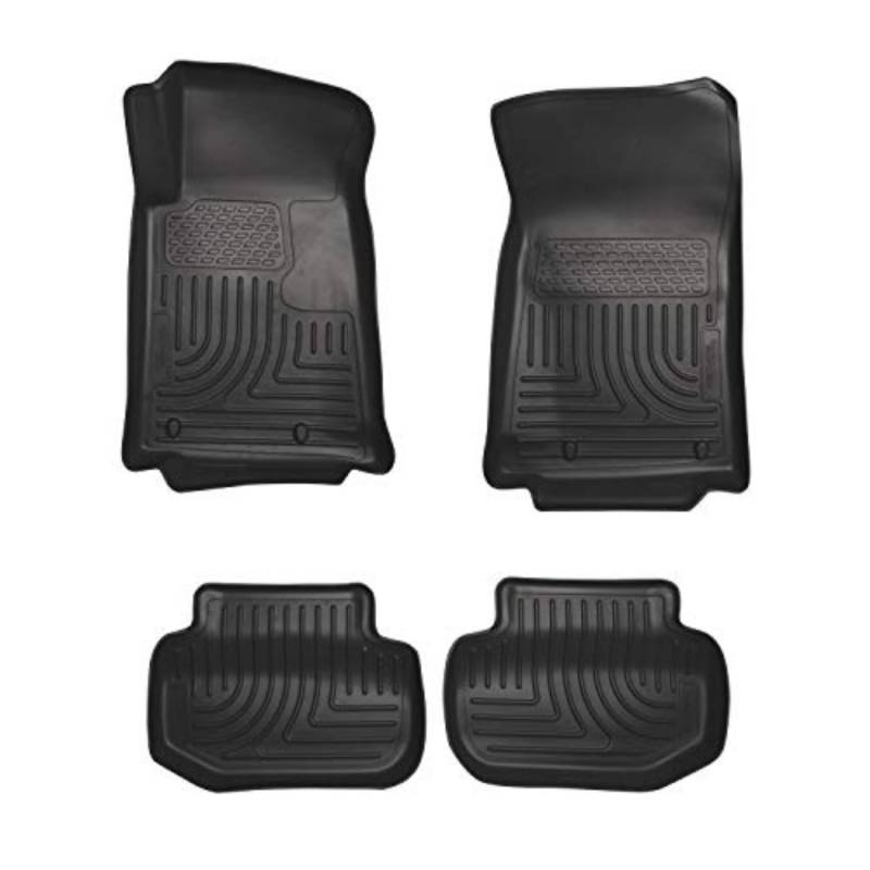 Husky Liners — Weatherbeater | Passend für Chevrolet Camaro 2011–2015 – vordere und 2. Reihe Liner – Schwarz, 4 Stück | 98121 von HUSKY LINERS