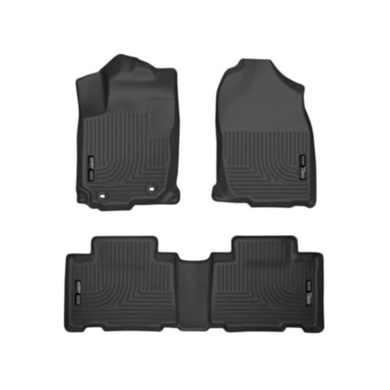 Husky Liners Weatherbeater | Passend für Toyota RAV4, vordere und zweite Reihe 2013-2018 - schwarz, 3 Stück | 98971 von HUSKY LINERS